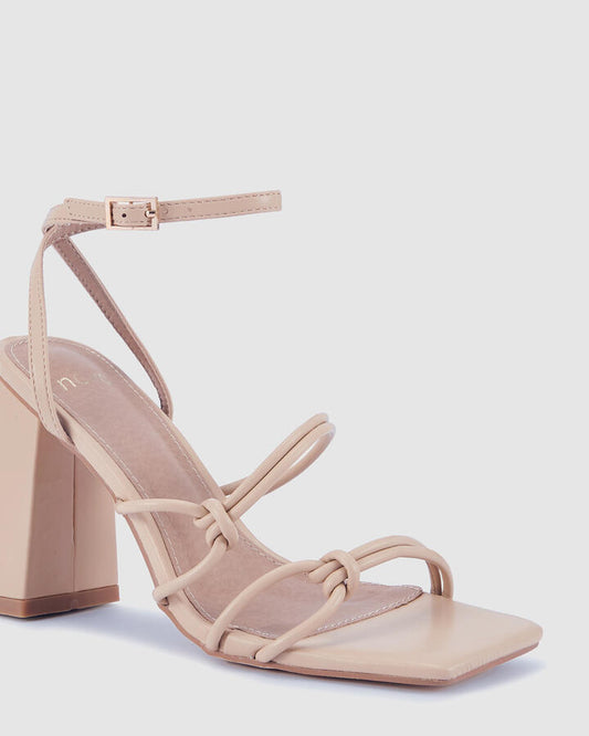 Image of Heels. Productname: Zaidy: Nude - Women's High Fashion in Neutral colour by brand - Novo