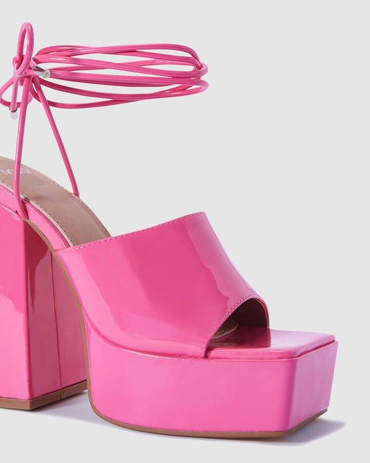 Image of Heels. Productname: Zitchy: Magenta - Women's High Fashion in Pink colour by brand - Novo