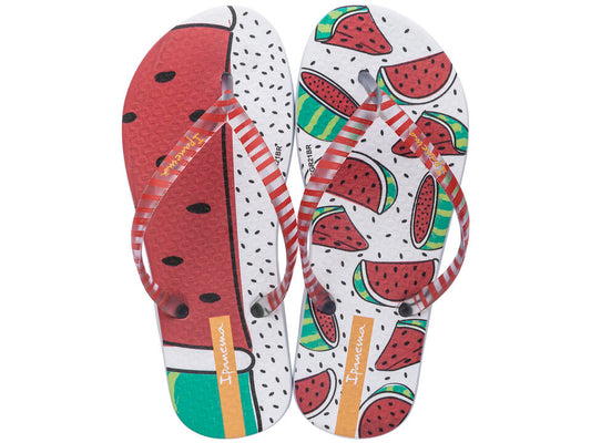 Image of Sandals. Productname: SABORES KIDS WHITERED Women's Ipanema in White/Red colour by brand - Ipanema