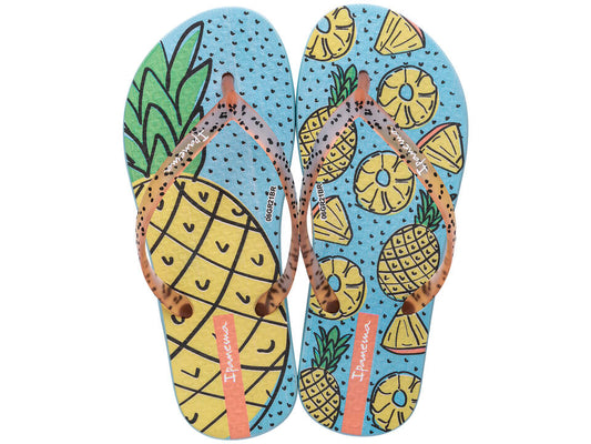 Image of Sandals. Productname: SABORES KIDS BLUEORANGE Women's Ipanema in Blue/Orange colour by brand - Ipanema
