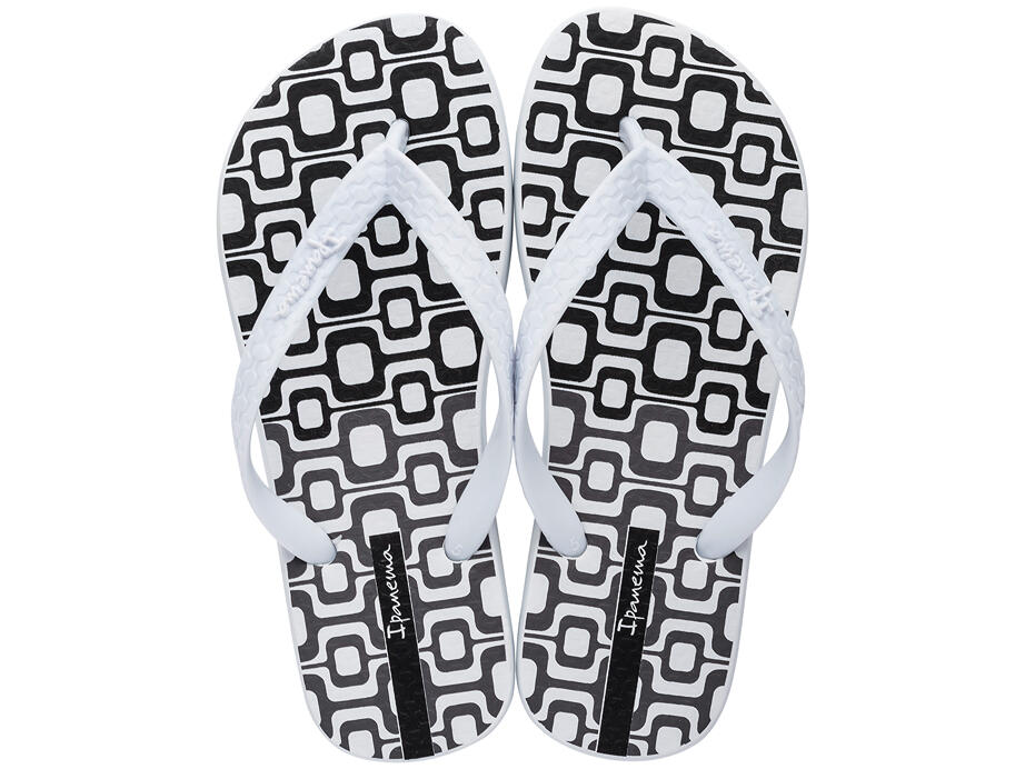 Image of Sandals. Productname: CLASS HAPPY WHITEBLKDK GR Women's Ipanema in White/Blk/Dk Gr colour by brand - Ipanema