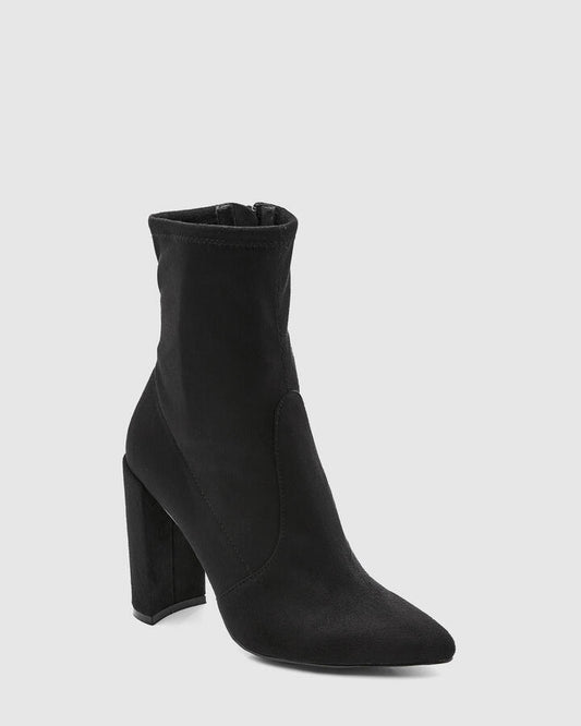 Image of Boots. Productname: JEZEBEL BLACK Women's Boot High Heel Novo Boots in Black colour by brand - Novo