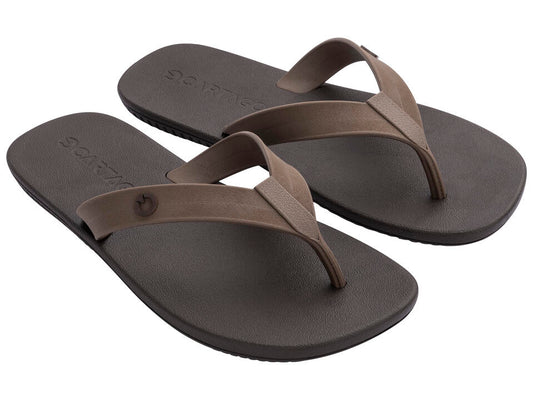Image of Sandals. Productname: Atlanta Thong Ad: Brown/brown - Women's Ipanema in Tan colour by brand - Ipanema