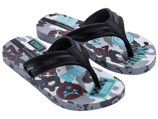 Image of Sandals. Productname: RADICAL KIDS GREYBLACKBLUE Women's Ipanema in Grey/Black/Blue colour by brand - Ipanema