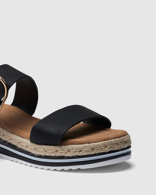 Image of Boots. Productname: Boston: Black - Women's Wedge in Black colour by brand - Novo