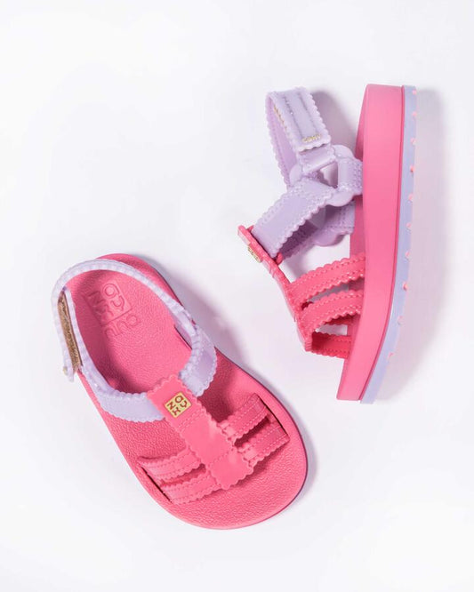 Image of Sandals. Productname: Conectada Baby: Dk Pink/lilac - Women's Ipanema in Dk Pink/Lilac colour by brand - Ipanema