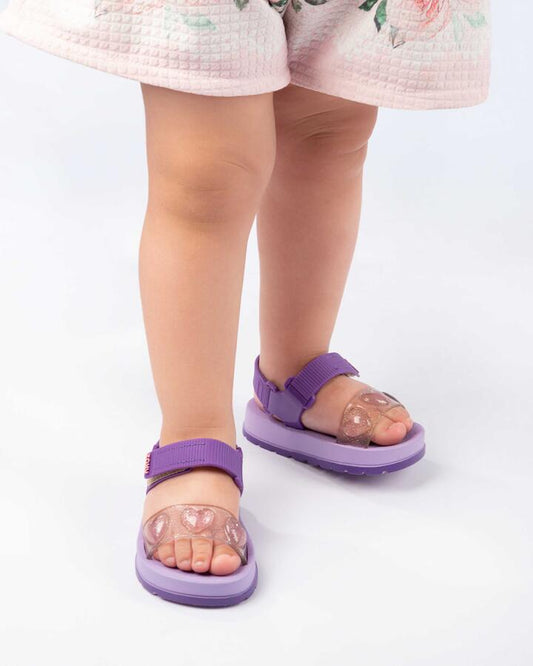 Image of Sandals. Productname: LOVE BABY: PURPLE - Women's Ipanema in Purple colour by brand - Ipanema