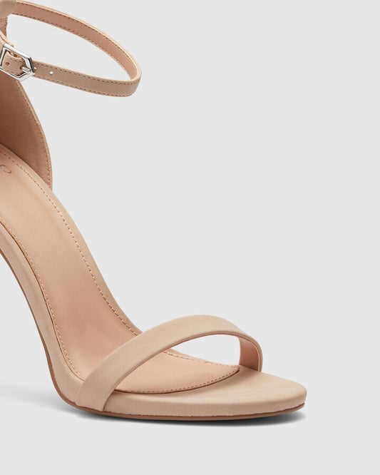 Image of Heels. Productname: Merril: Nude - Women's Strappy - High Heel in Neutral colour by brand - Novo