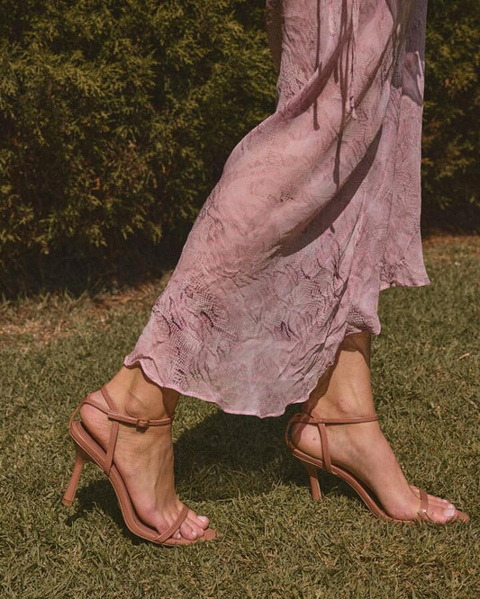 Image of Heels. Productname: Yazmeen: Plum - Women's High Fashion in Purple colour by brand - Novo