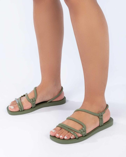 Image of Sandals. Productname: SOLAR SANDAL: GREEN - Women's Ipanema in Green colour by brand - Ipanema