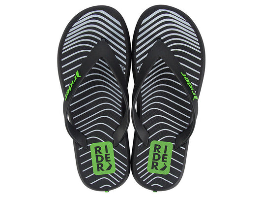 Image of Sandals. Productname: R1 STYLE KIDS: BLACK/GREEN - Women's Ipanema in Black/Green colour by brand - Ipanema