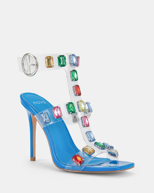 Image of Heels. Productname: Zikachu: Blue - Women's High Fashion in Blue colour by brand - Novo