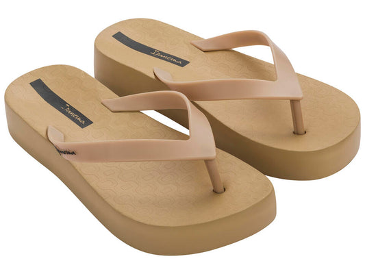 Image of Sandals. Productname: FLATFORM FEM BEIGEBEIGE Women's Ipanema Novo Ipanema in Beige colour by brand - Ipanema