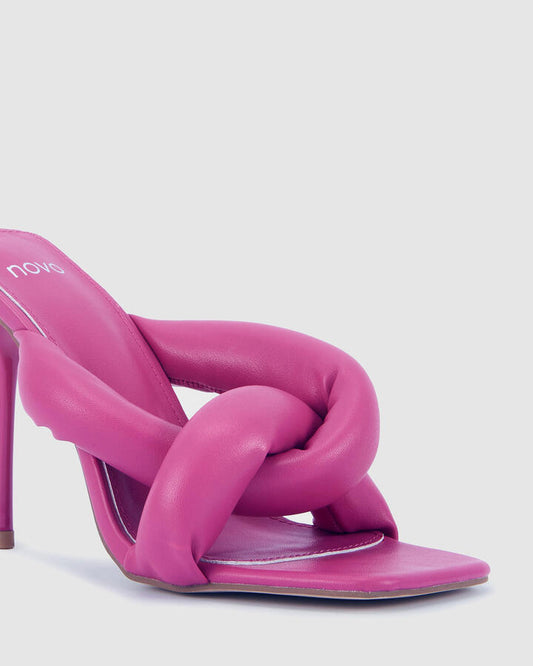 Image of Heels. Productname: Zeddy: Magenta - Women's High Fashion in Pink colour by brand - Novo