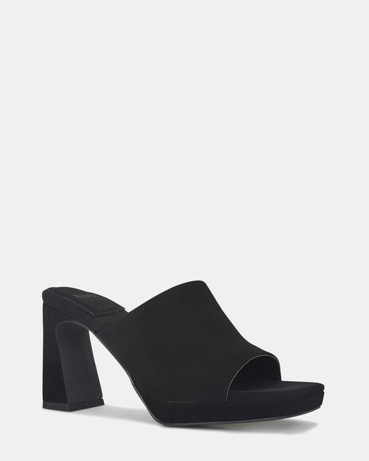 Image of Heels. Productname: FALLAN BLACK Women's Strappy - High Heel Novo Heels in Black colour by brand - Novo