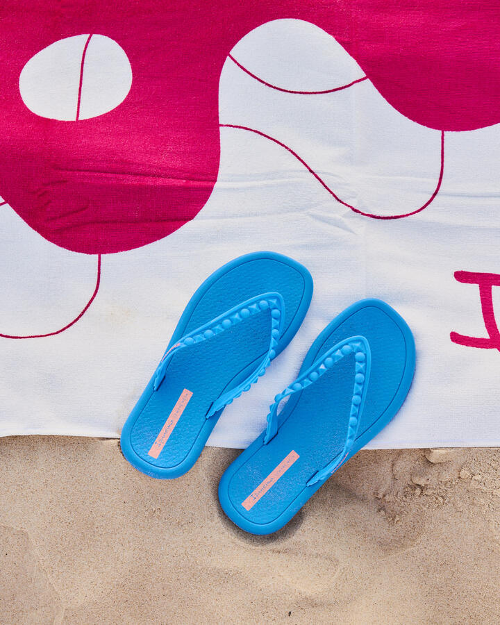Image of Sandals. Product name - Sun Thong Blue Ipanema in Blue colour by brand - Ipanema