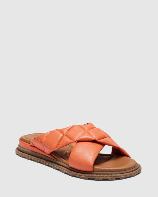 Image of Flats. Product name - Violette Coral Flatform in Pink colour by brand - Novo