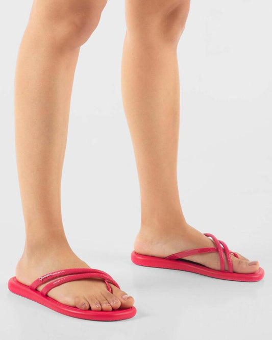 Image of Sandals. Productname: Sun Uv Thong: Dark Pink - Women's Ipanema in Dark Pink colour by brand - Ipanema