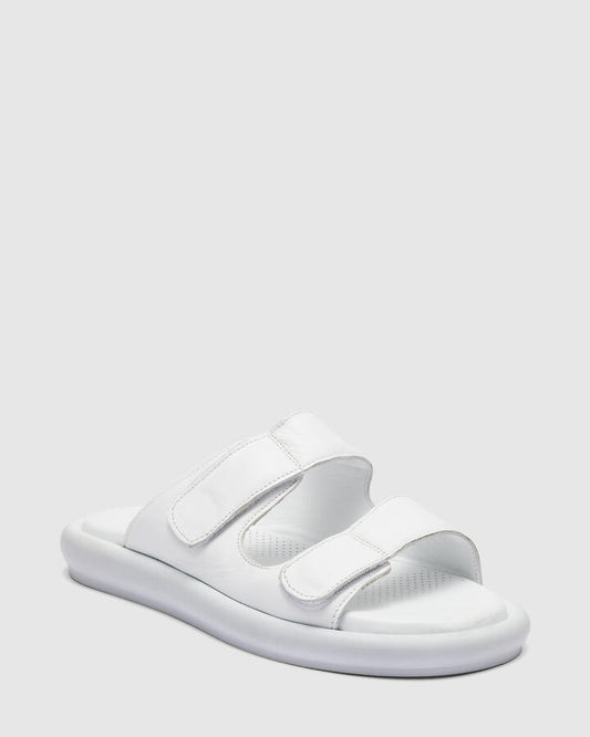 Image of Flats. Product name - Viktor White Flatform in Multi colour by brand - Novo