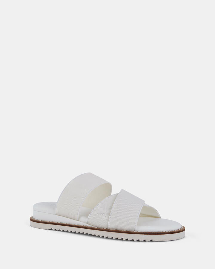 Image of Flats. Product name - Tasti White Flatform in Multi colour by brand - Novo