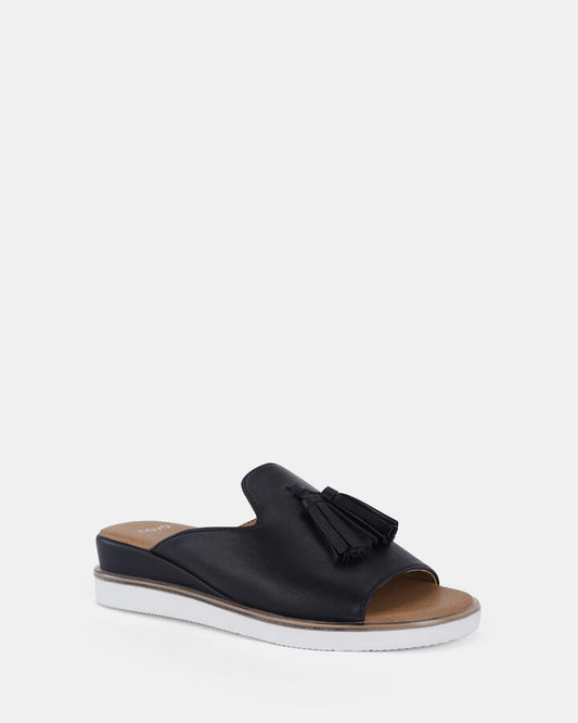 Image of Boots. Productname: BOLLY BLACK Women's Wedge Novo Wedges in Black colour by brand - Novo