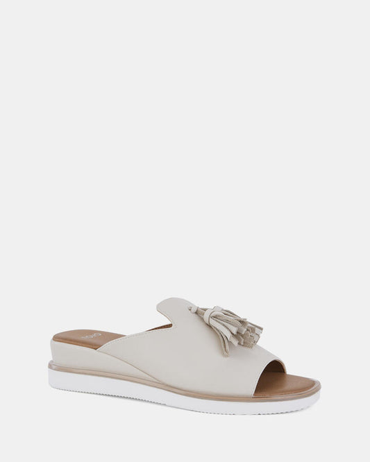 Image of Boots. Productname: BOLLY CREAM Women's Wedge Novo Wedges in Neutral colour by brand - Novo