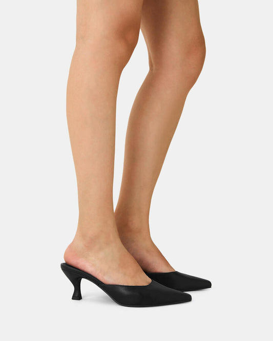 Image of Footwear. Productname: Imashi: Black - Women's Court - Low Heel in Black colour by brand - Novo