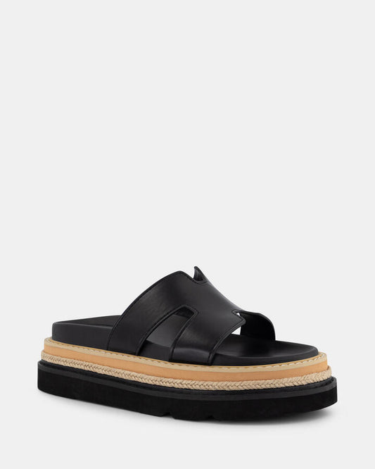 Image of Sandals. Productname: TENTURE BLACK Women's Thongs Novo Sandals in Black colour by brand - Novo