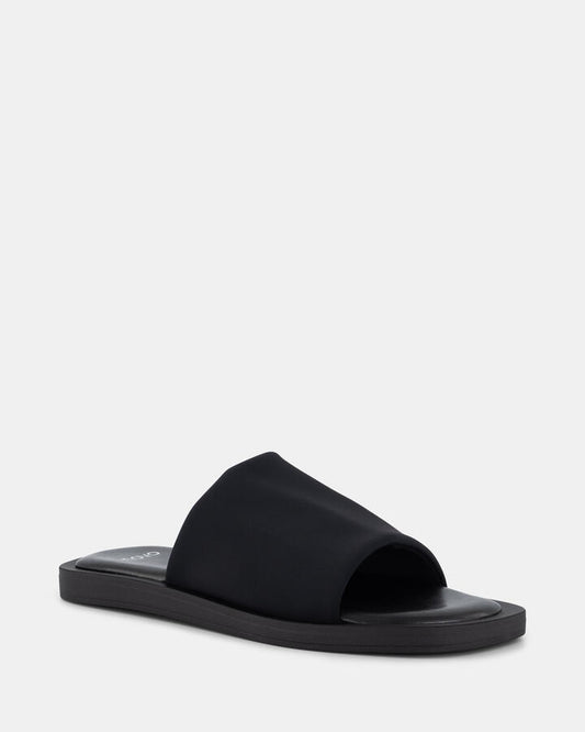 Image of Sandals. Product name - Vorage Black Sandals in Black colour by brand - Novo
