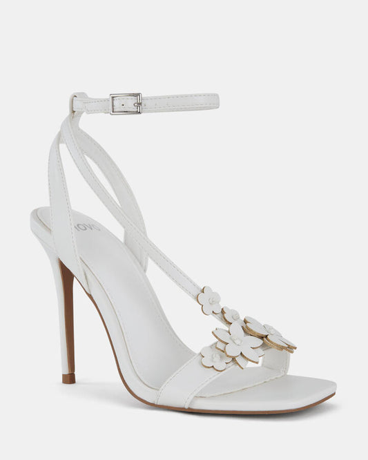 Image of Heels. Productname: Zathena: White - Women's High Fashion in Multi colour by brand - Novo