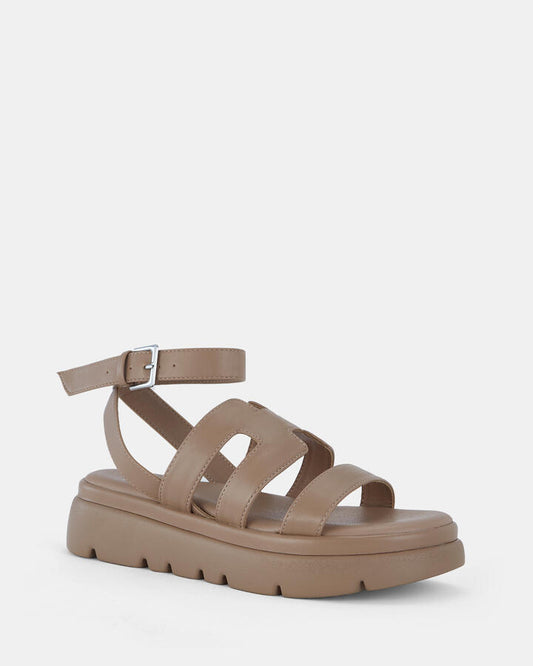 Image of Boots. Productname: BOLZANO TOFFEE Women's Wedge Novo Wedges in Toffee colour by brand - Novo