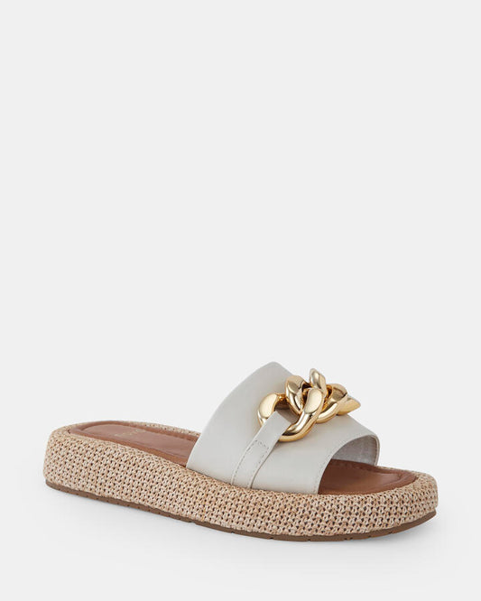 Image of Sandals. Productname: Sapphira: Cream - Women's Thongs in Neutral colour by brand - Novo
