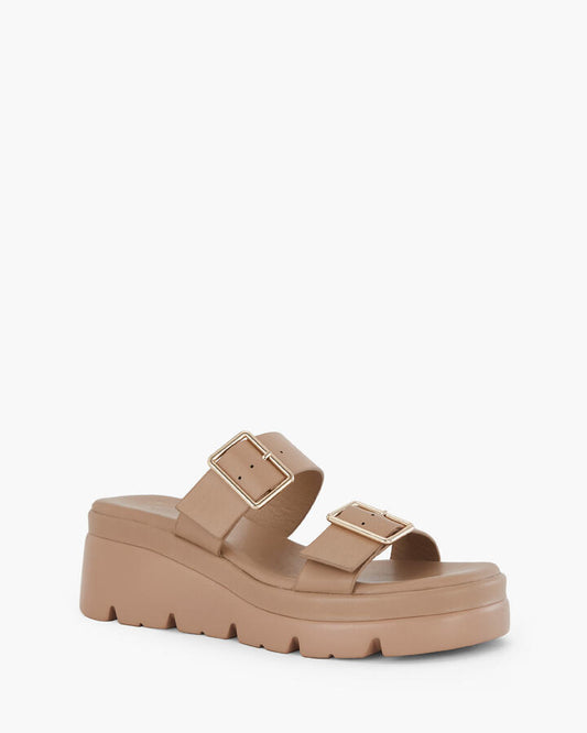 Image of Boots. Productname: BINGO: Sand - Women's Wedge in Beige colour by brand - Novo