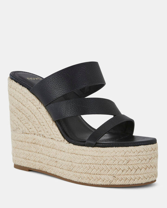 Image of Boots. Productname: WEDNESDAY BLACK Women's Wedge Novo Wedges in Black colour by brand - Novo