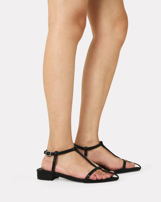 Image of Sandals. Productname: ZACK BLACK Women's High Fashion Novo Sandals in Black colour by brand - Novo