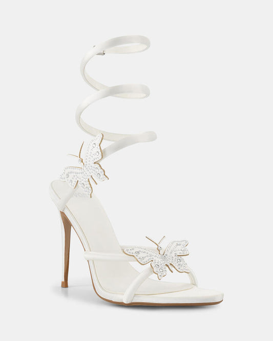 Image of Heels. Productname: Zaisha: White - Women's High Fashion in Multi colour by brand - Novo