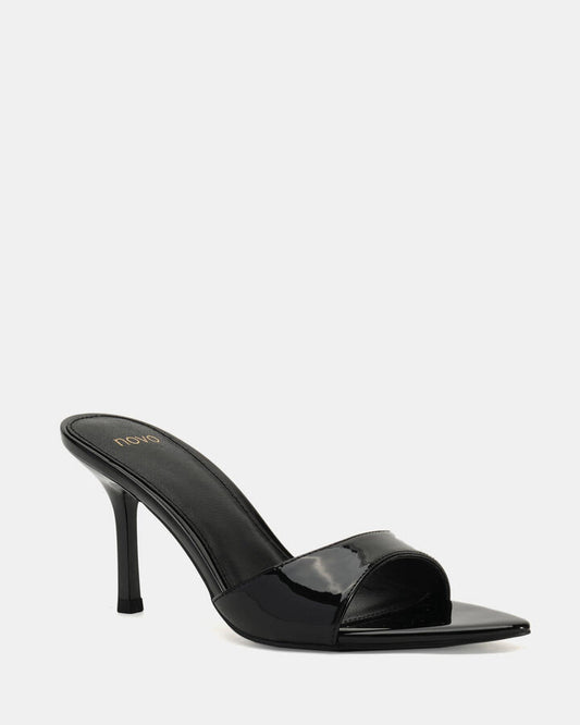 Image of Heels. Productname: Yolo: Black Patent - Women's High Fashion in Black colour by brand - Novo