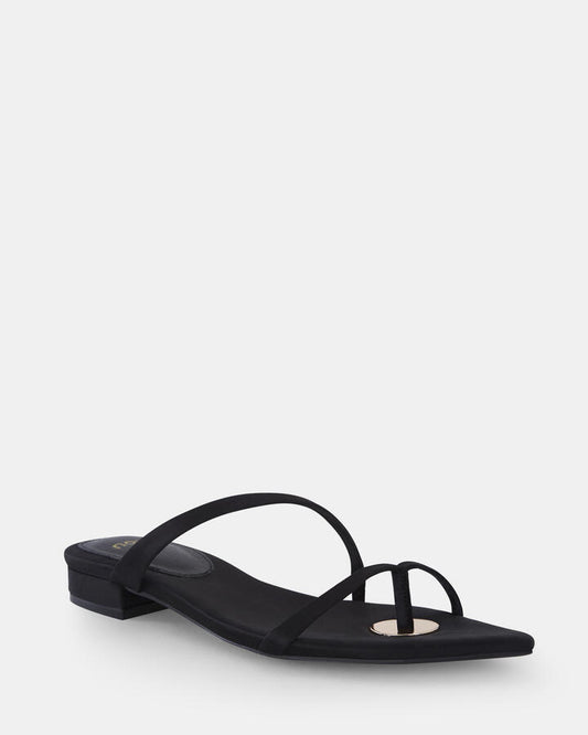 Image of Sandals. Productname: ZABLE BLACK Women's High Fashion Novo Sandals in Black colour by brand - Novo