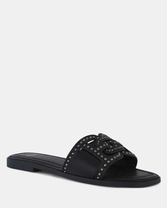 Image of Sandals. Productname: SCANDI: BLACK - Women's Thongs in Black colour by brand - Novo