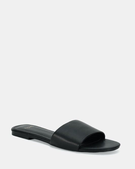 Image of Sandals. Productname: SADELLA: BLACK - Women's Thongs in Black colour by brand - Novo