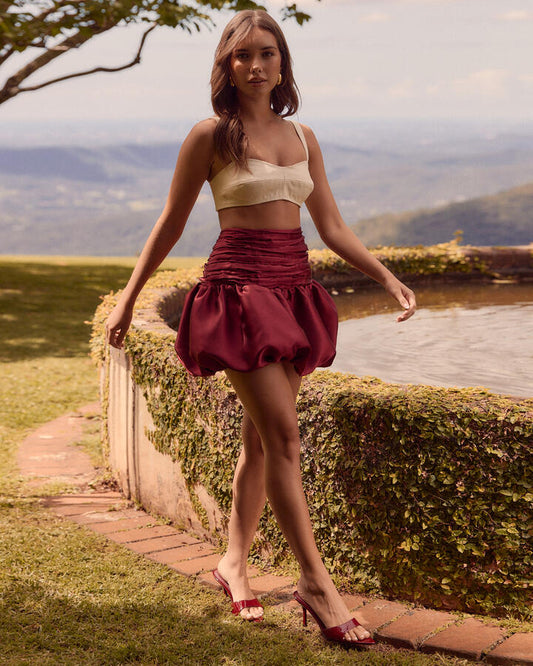 Image of Heels. Productname: Yolo: Deep Red Patent - Women's Strappy - High Heel in Deep Red Patent colour by brand - Novo