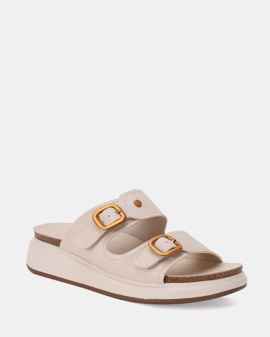 Image of Boots. Productname: Waleh: Cream - Women's Wedge in Neutral colour by brand - Novo