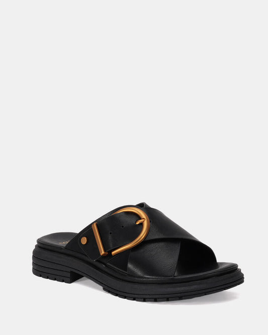 Image of Sandals. Productname: SHEIKA BLACK Women's Thongs Novo Sandals in Black colour by brand - Novo