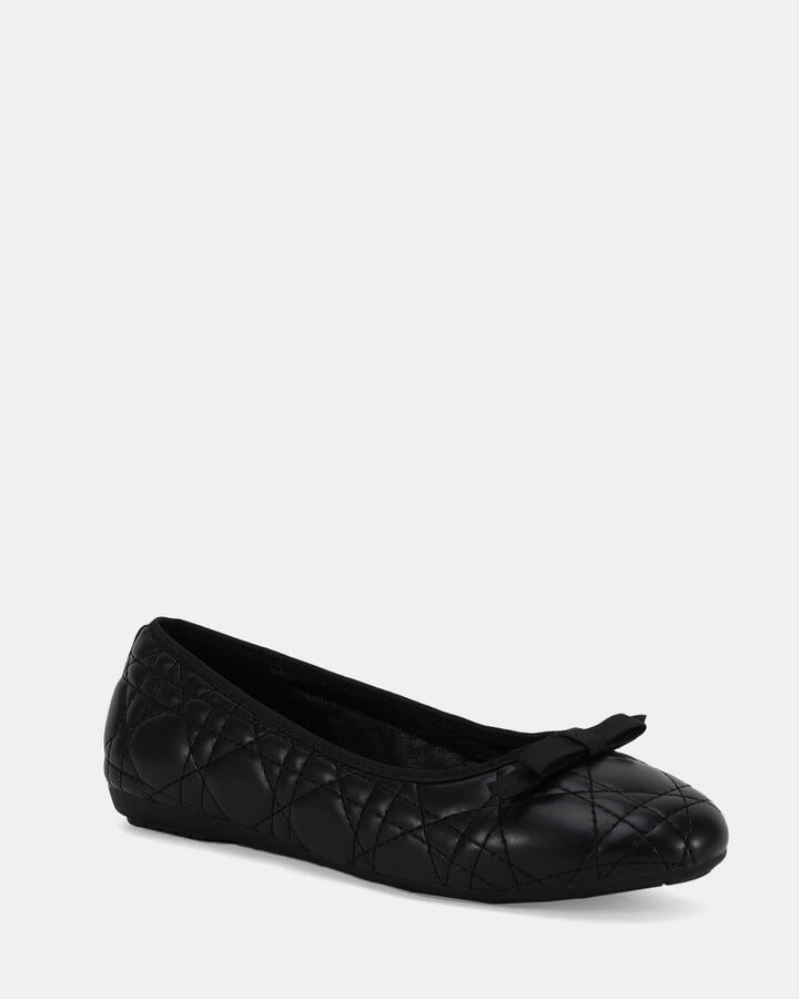 Image of Flats. Productname: CARDOSO BLACK Women's Casual Flat Closed Novo Flats in Black colour by brand - Novo