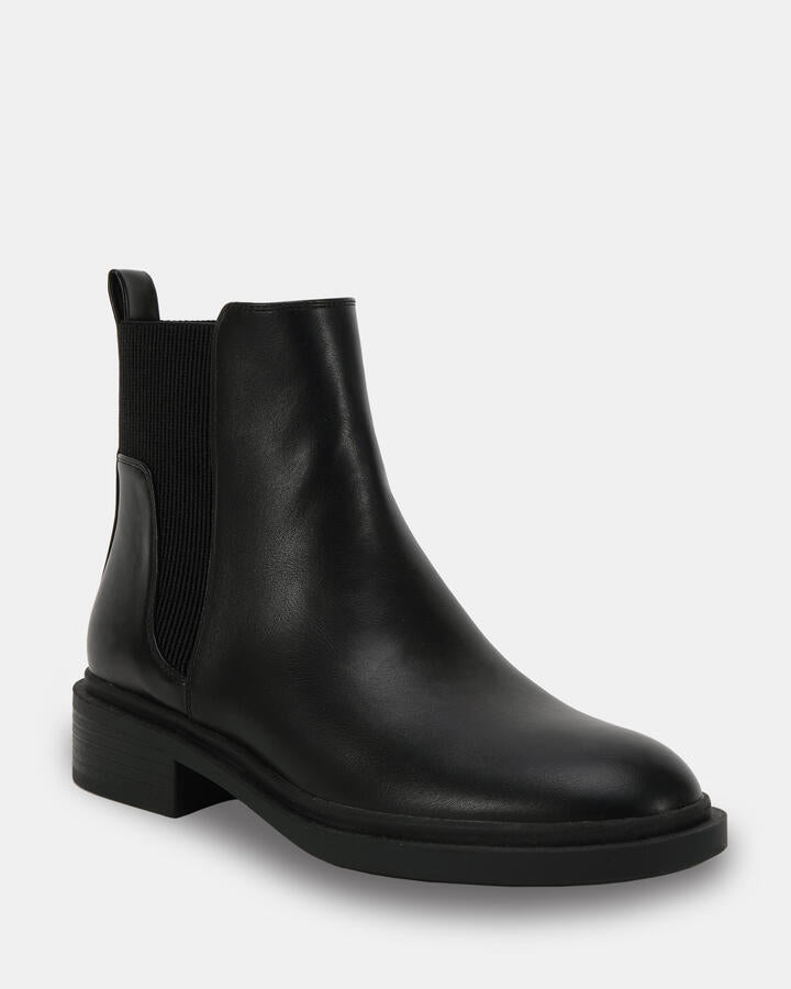 Image of Boots. Productname: DANDI BLACK Women's Boot Low-Mid Heel Novo Boots in Black colour by brand - Novo