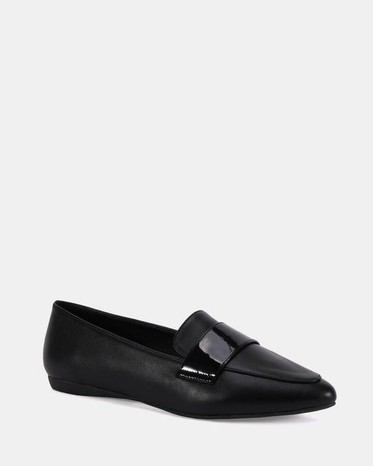 Image of Flats. Productname: COUNT BLACK Women's Casual Flat Closed Novo Flats in Black colour by brand - Novo