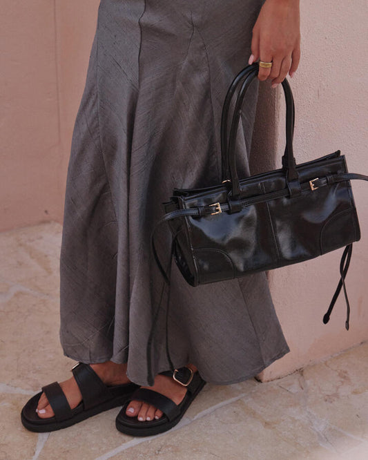 Image of Sandals. Productname: SASMA BLACK Women's Thongs Novo Sandals in Black colour by brand - Novo