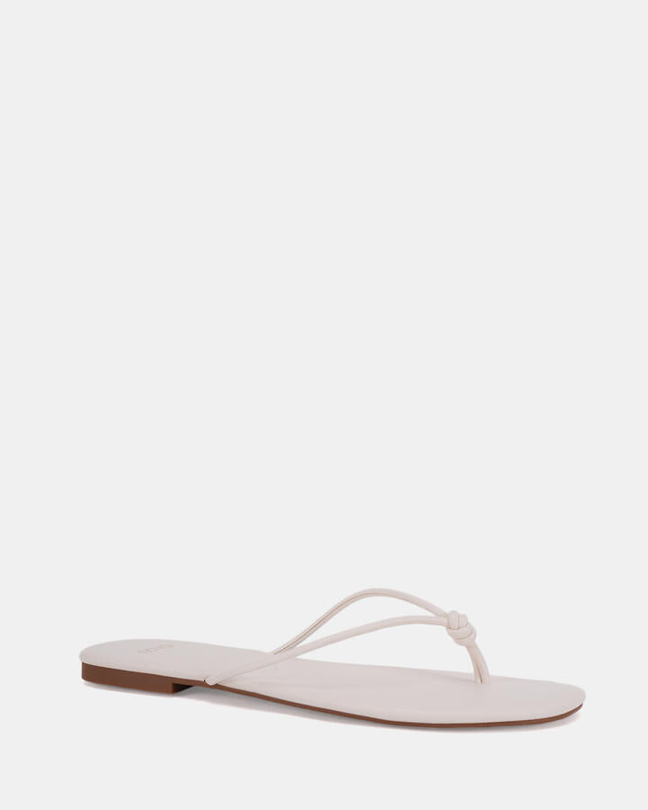 Image of Sandals. Product name - Sapina White Sandals in Multi colour by brand - Novo