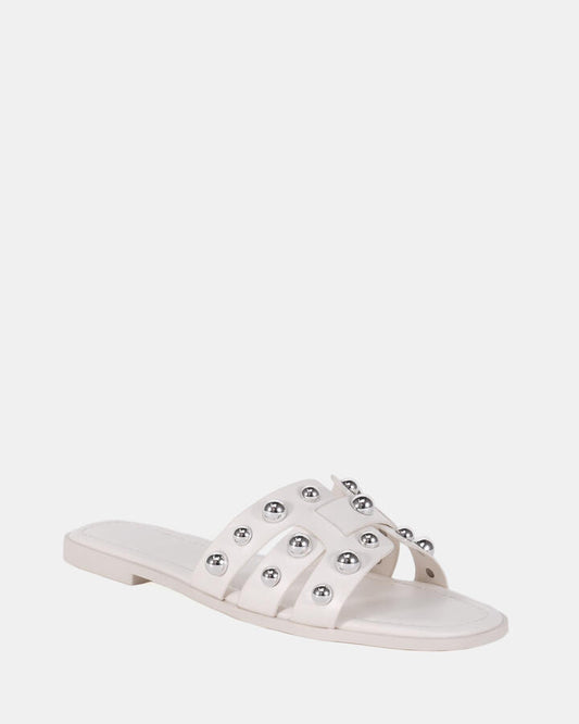 Image of Sandals. Product name - Sullivan White Thongs in Multi colour by brand - Novo