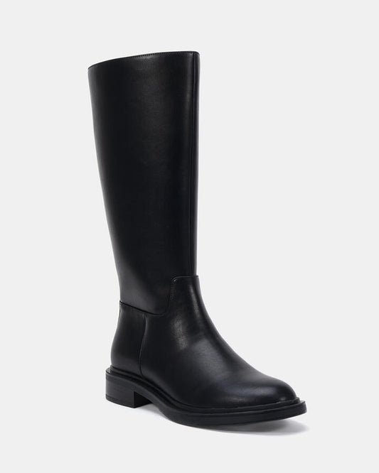 Image of Boots. Productname: JARETH: BLACK - Women's Boot Flat in Black colour by brand - Novo